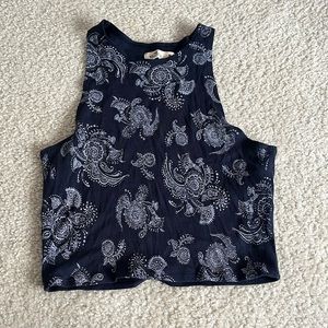 dark blue tank